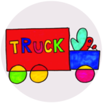 Butterfly Driving A Truck