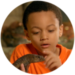 This is Isaiah Learning About Reptiles