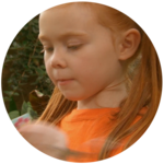 This is Scarlett Feeding Butterflies