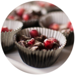 Salted Dark Chocolate Pomegranate Clusters | Cook With Amber