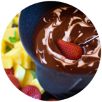 Dark Chocolate Coconut Fondue | Cook With Amber