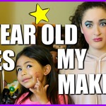 5 Year Old Does My Makeup