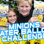 MERMAIDS DO THE MINIONS BUNCH O BALLOONS CHALLENGE!