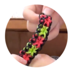 Starburst Rainbow Loom Bracelet